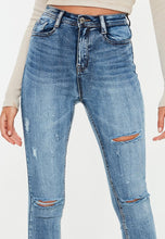 Load image into Gallery viewer, TOPSHOP MOTO Washed Black Mom Jeans (Short Fit)