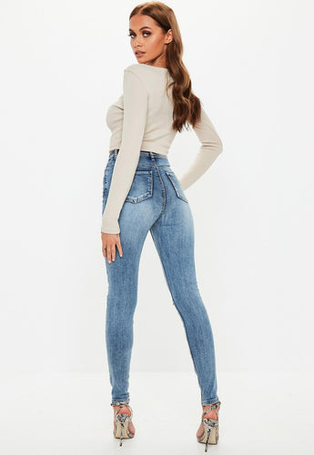 TOPSHOP MOTO Washed Black Mom Jeans (Short Fit)