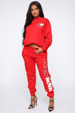 Load image into Gallery viewer, RAISEVERN Two Piece Set 2019 New Autumn Tracksuit For Women Suit For Office Lady Loose Casual Women Sports Suit Plus Size