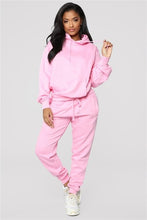 Load image into Gallery viewer, RAISEVERN Two Piece Set 2019 New Autumn Tracksuit For Women Suit For Office Lady Loose Casual Women Sports Suit Plus Size
