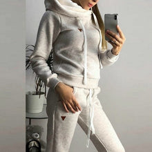 Load image into Gallery viewer, 2019 New Autumn Winter Women Tracksuit Female Two Piece Sets Long Sleeve Pullover Jackets And Pants  Warm Outfits Suit