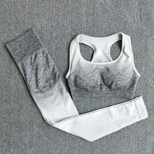 Load image into Gallery viewer, SVOKOR Seamless Yoga Set Sport Wear Women Gym Workout Fitness Clothing Female Sport Suit High Waist Legging Sports Bra Tracksuit