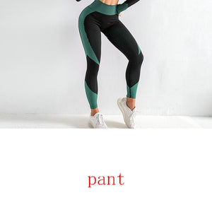 2020 New Women Yoga Sports Bras Tops and Pants Sets Zipper Tracksuits Outfits Sportswear Jogging Suit Sweatpants Sport Jogger