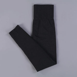 Women 2pcs Seamless Yoga Set Sport Suit Gymwear Workout Clothes Long Sleeve Gym Crop Top High Waist Leggings Fitness Sports Wear