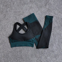 Load image into Gallery viewer, Women Fitness Sport Yoga Suit Seamless Women Yoga Sets Long Sleeve Yoga Clothing Female Sport Gym Suits Wear Running Clothes