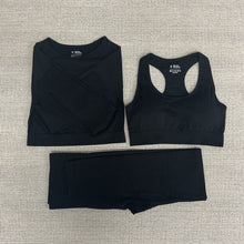 Load image into Gallery viewer, 5pcs Women Vital Seamless Yoga Set Workout Sport Wear Gym Clothes Short / Long Sleeve Crop Top High Waist Sports Leggings Suit
