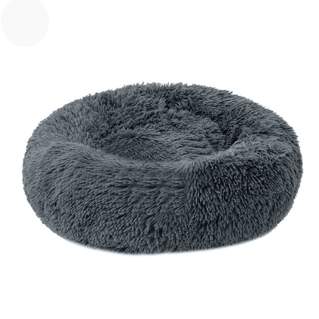 Cat bed 6 Sizes Round Plush Cat Bed House Cat Mat Winter Warm Sleeping Cat Nest Soft Dog Basket Pet Cushion Portable Supplies
