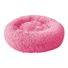Load image into Gallery viewer, Cat bed 6 Sizes Round Plush Cat Bed House Cat Mat Winter Warm Sleeping Cat Nest Soft Dog Basket Pet Cushion Portable Supplies
