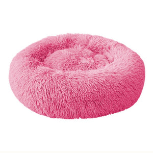 Cat bed 6 Sizes Round Plush Cat Bed House Cat Mat Winter Warm Sleeping Cat Nest Soft Dog Basket Pet Cushion Portable Supplies