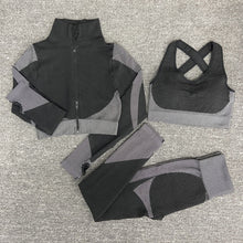 Load image into Gallery viewer, Seamless  Women Yoga Sets Female Sport Gym suits Wear Running Clothes women Fitness Sport Yoga Suit Long Sleeve yoga clothing