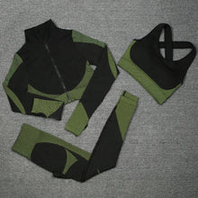 Load image into Gallery viewer, Seamless Women Yoga Sets Female Sport Gym Suits Wear Running Clothes Women Fitness Sport Gym Set Women Long Sleeve Yoga Clothing