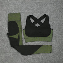 Load image into Gallery viewer, Seamless Women Yoga Sets Female Sport Gym Suits Wear Running Clothes Women Fitness Sport Gym Set Women Long Sleeve Yoga Clothing
